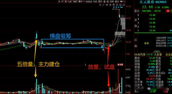 怀远策略 一张图, 看清天元股份主力操盘思路