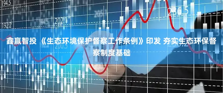 鑫赢智投 《生态环境保护督察工作条例》印发 夯实生态环保督察制度基础