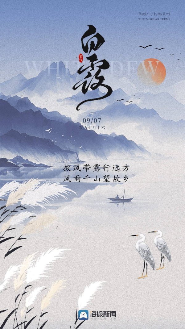 广州配资网 今日白露 | 蒹葭苍苍，白露为霜
